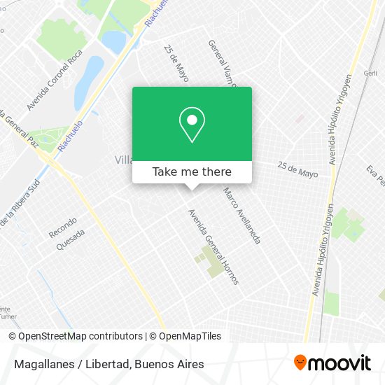 Magallanes / Libertad map