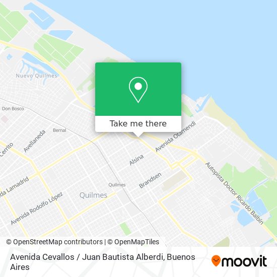 Avenida Cevallos / Juan Bautista Alberdi map