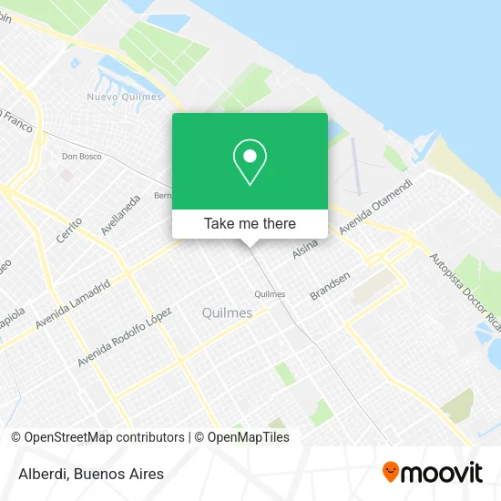 Mapa de Alberdi