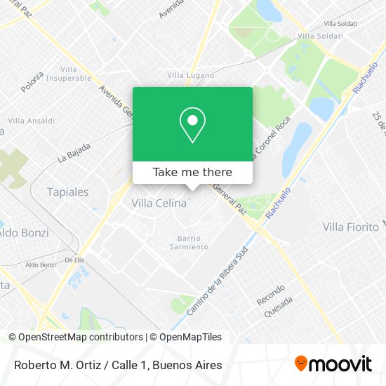 Roberto M. Ortiz / Calle 1 map