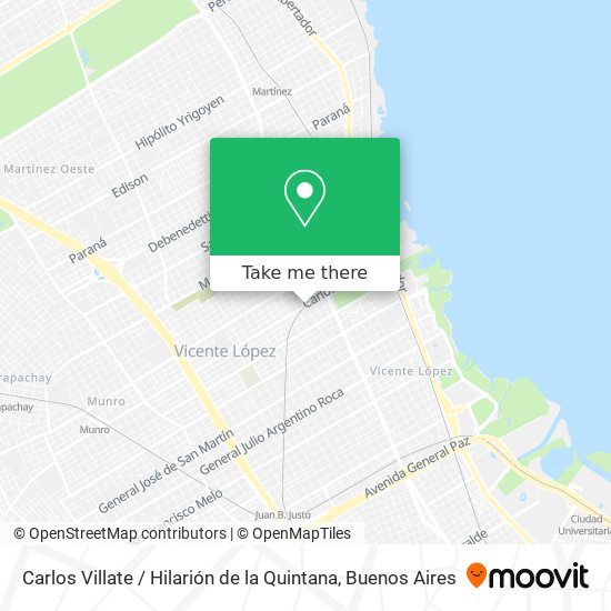 Carlos Villate / Hilarión de la Quintana map