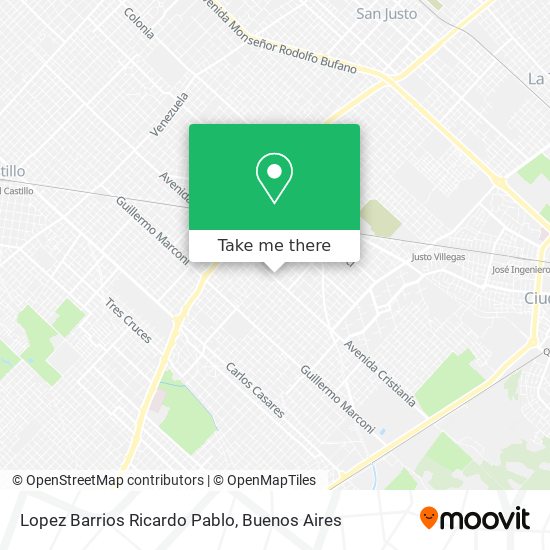 Lopez Barrios Ricardo Pablo map