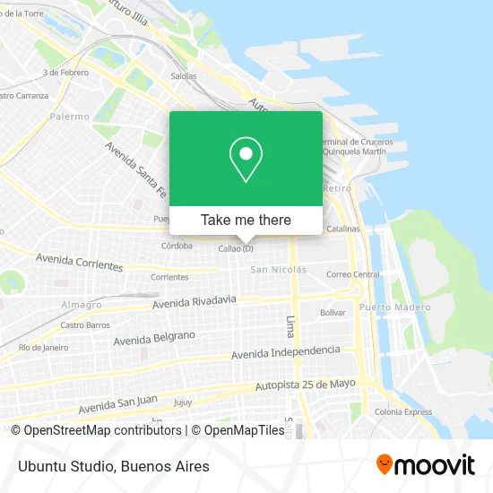 Ubuntu Studio map