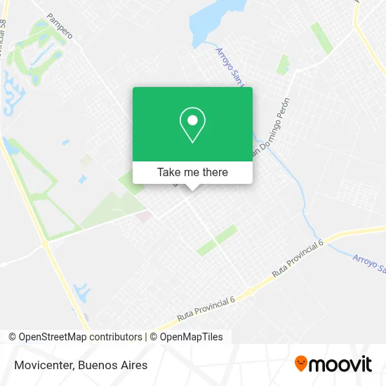 Movicenter map