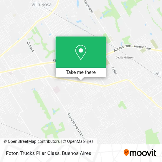 Foton Trucks Pilar Class map