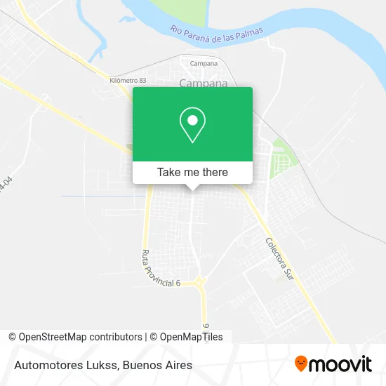Automotores Lukss map