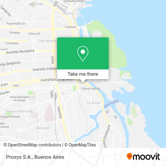 Prosys S.A. map