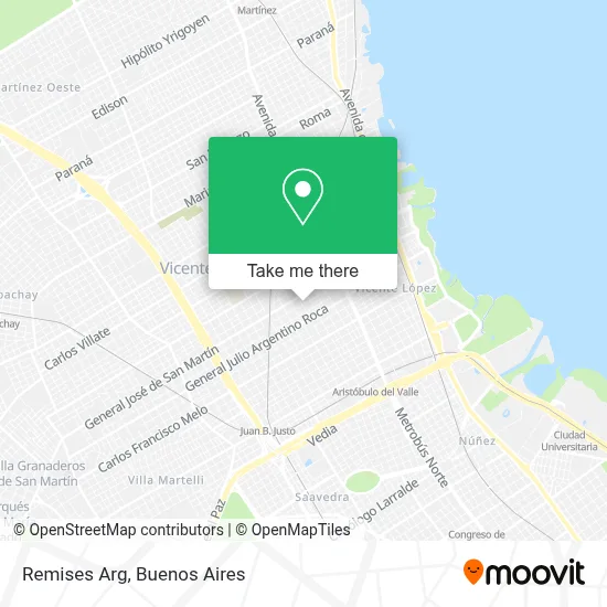 Remises Arg map
