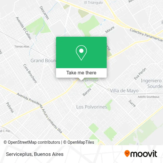 Serviceplus map