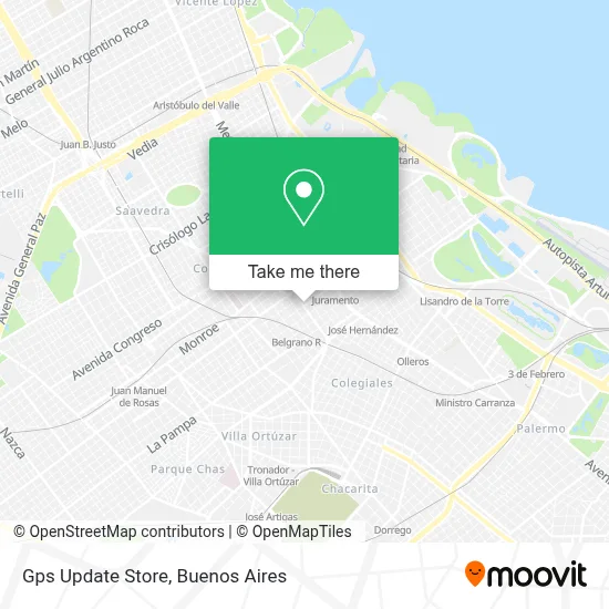 Gps Update Store map