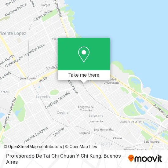 Profesorado De Tai Chi Chuan Y Chi Kung map