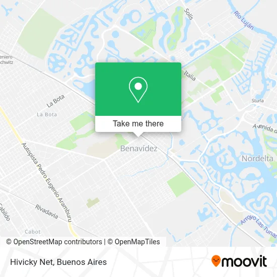 Hivicky Net map
