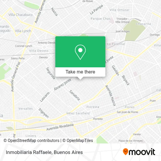 Inmobiliaria Raffaele map