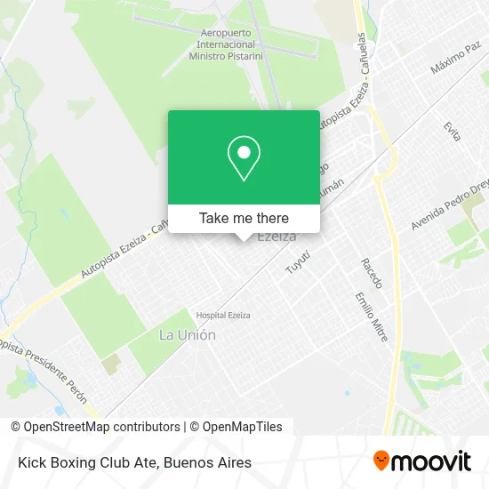 Kick Boxing Club Ate map