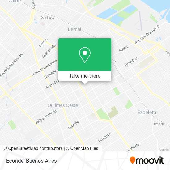 Ecoride map