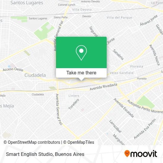 Smart English Studio map