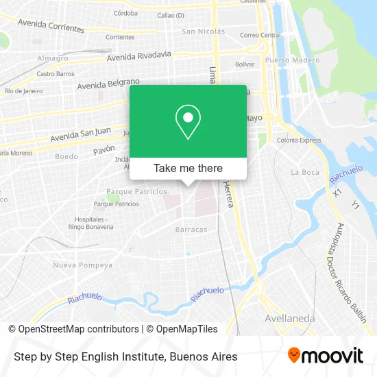 Step by Step English Institute map