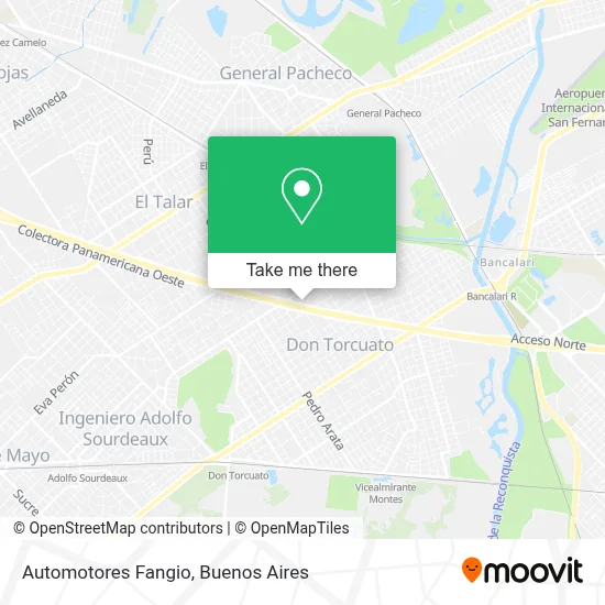 Automotores Fangio map
