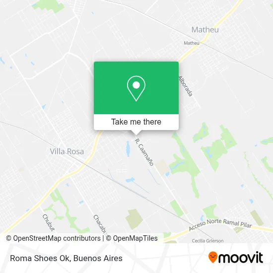 Roma Shoes Ok map
