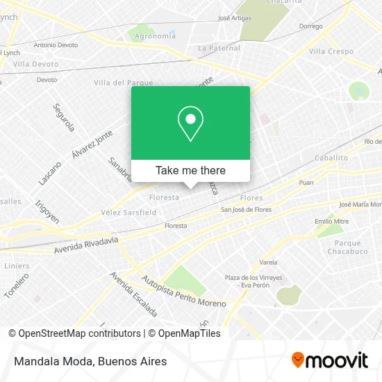Mandala Moda map