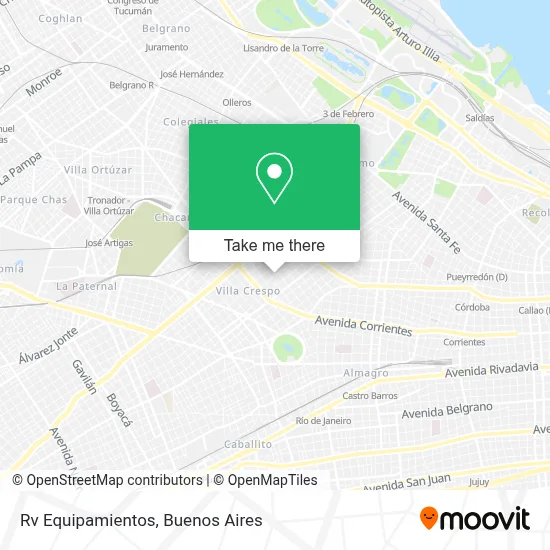 Rv Equipamientos map