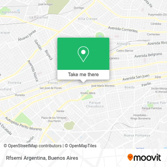 Rfsemi Argentina map