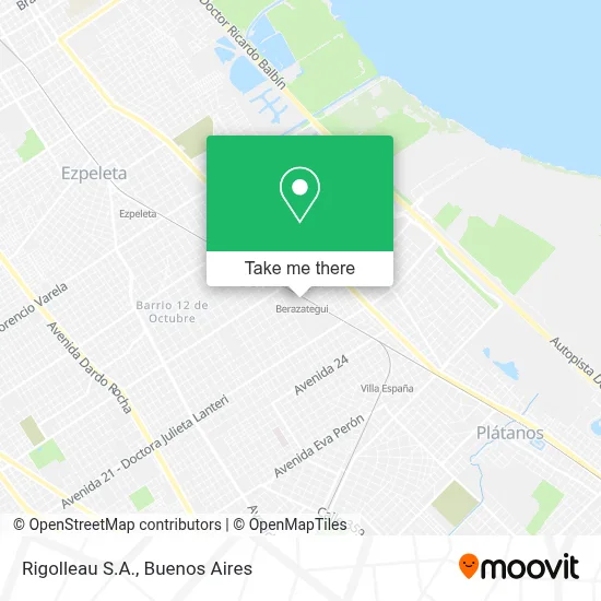 Rigolleau S.A. map