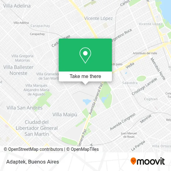 Adaptek map