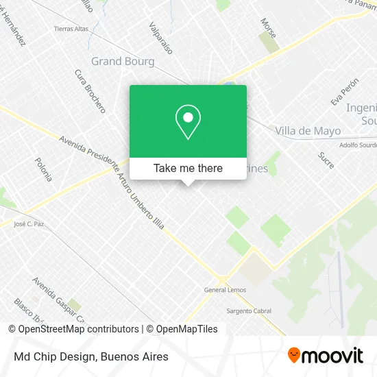Md Chip Design map