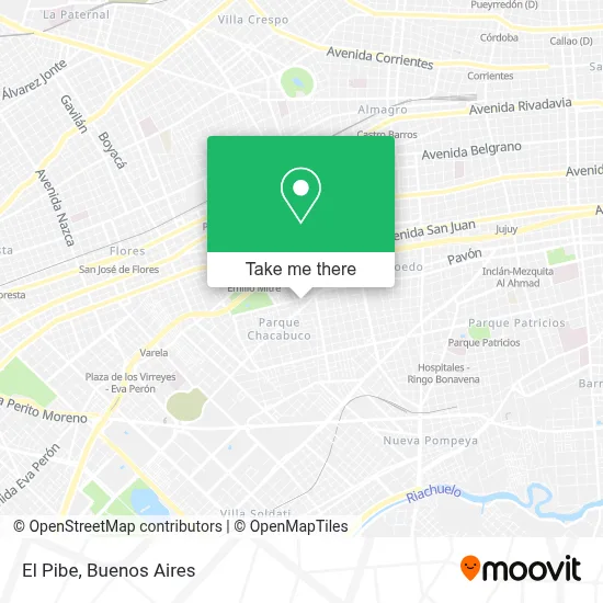 El Pibe map
