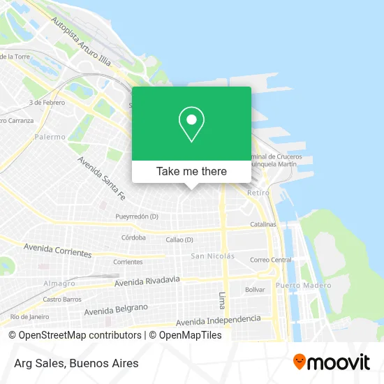 Arg Sales map