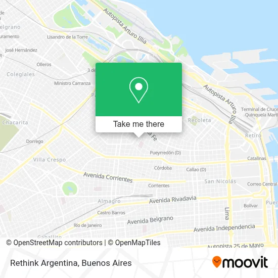 Rethink Argentina map