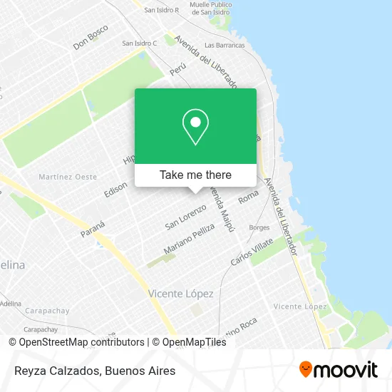 Reyza Calzados map