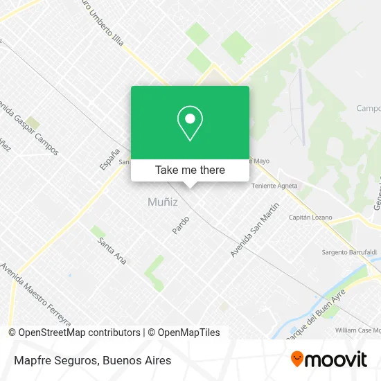 Mapfre Seguros map