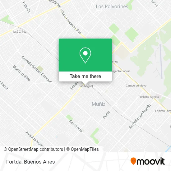 Fortda map