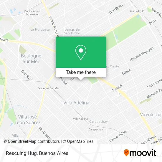 Rescuing Hug map