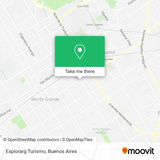 Explorarg Turismo map