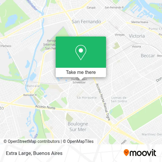 Extra Large map
