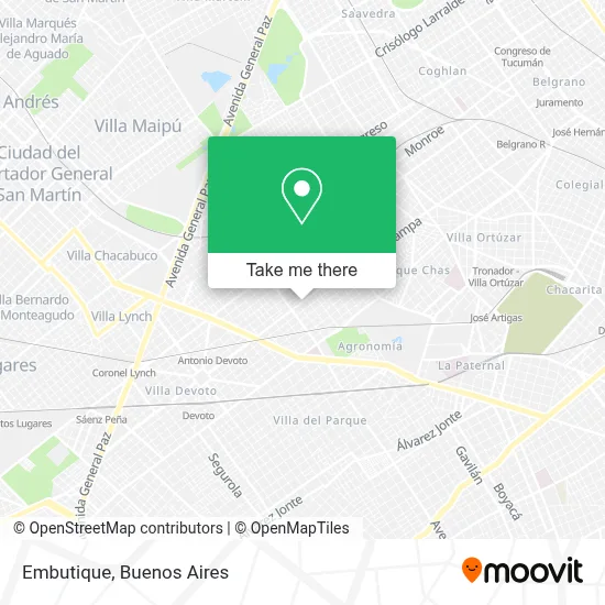 Embutique map