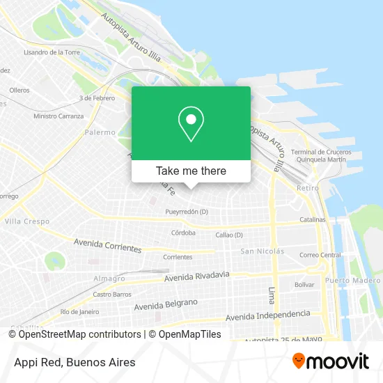Appi Red map
