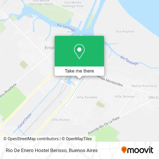 Rio De Enero Hostel Berisso map