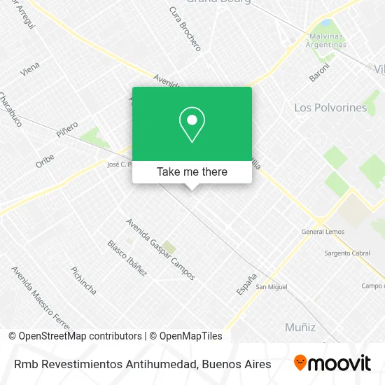 Rmb Revestimientos Antihumedad map