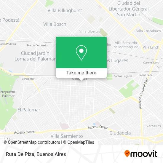 Ruta De Piza map