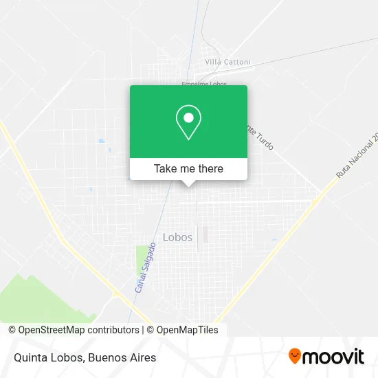 Quinta Lobos map
