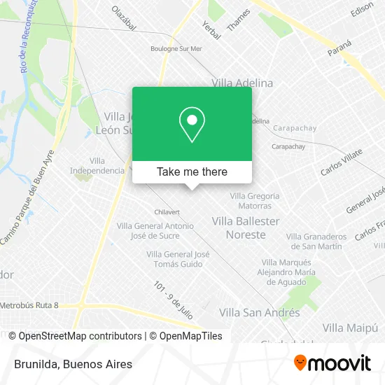 Brunilda map