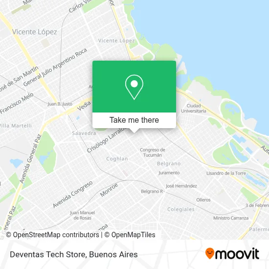 Deventas Tech Store map
