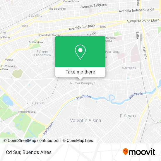 Cd Sur map