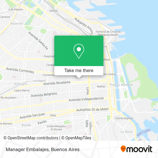 Manager Embalajes map