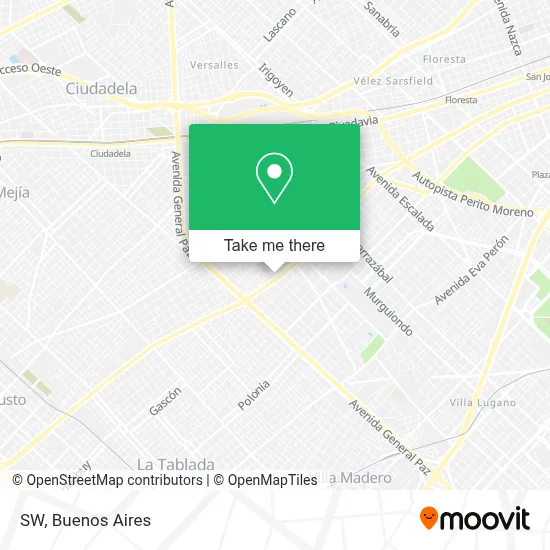 SW map