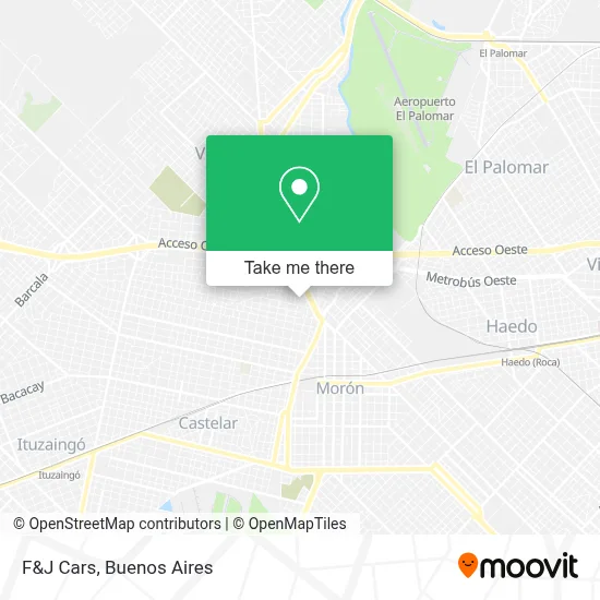 F&J Cars map